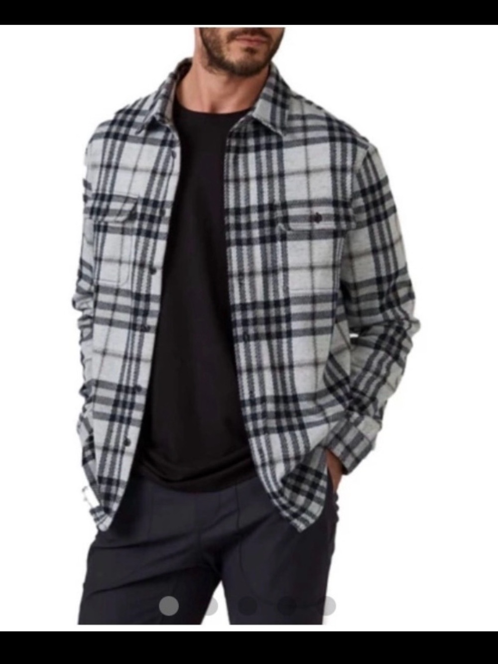 Men's 7 Diamonds Generation 4-Way Stretch Flannel Shirt Jacket
